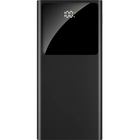 10.000 mAh Dahili Kablolu ve Aynalı Tasarım Dijital Ekranlı Powerbank