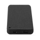 Kumaş Dokulu Estetik Tasarım 10.000 mAh Dijital Ekranlı Powerbank