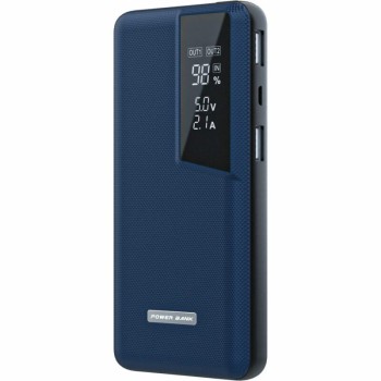 13.000 mAh Dokulu Rubber Kasa LCD Ekranlı Çift Çıkışlı Powerbank