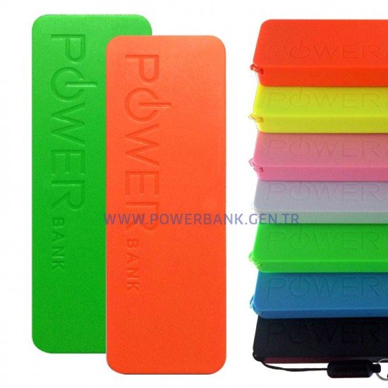 Powerbank 3000 Mah etiketli Slim PVC Kasa